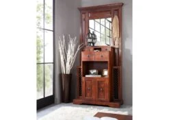 OXFORD #442 Appendiabiti In Legno Di Acacia - Laccato / Nougat 97x36x199