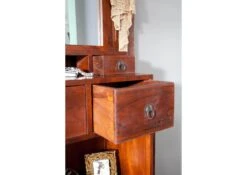 OXFORD #442 Appendiabiti In Legno Di Acacia - Laccato / Nougat 97x36x199 -Massivmoebel24 09 380 620 7031 6