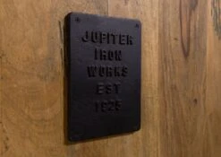 Wandgarderobe Mango 100x8x190 Natur Lackiert RAILWAY #1008 -Massivmoebel24 09 380 772 0108 06