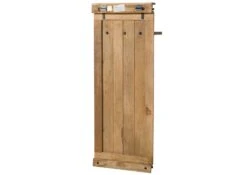 Wandgarderobe Mango 59x32x145 Natur Lackiert RAILWAY #1009 -Massivmoebel24 09 380 772 0109 10