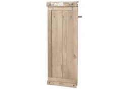 Wandgarderobe Mango 59x32x145 Beige Lackiert RAILWAY #3009 -Massivmoebel24 09 380 772 2109 10