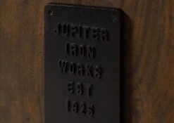 Wandgarderobe Mango 100x8x190 Braun Lackiert RAILWAY #4008 -Massivmoebel24 09 380 772 3108 05