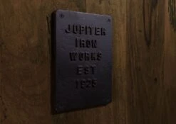 Wandgarderobe Mango 100x8x190 Braun Lackiert RAILWAY #4008 -Massivmoebel24 09 380 772 3108 06