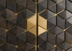 Armadio In Legno Di Mango 99x55x190 Grigio Scuro Oliato DIAMOND #118 -Massivmoebel24 09 612 760 0018 4