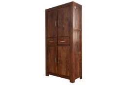 METRO LIFE #121 Armadio In Legno Di Sheesham - Laccato / Life honey 90x40x180 14 METRO LIFE #121 Armadio In Legno Di Sheesham - Laccato / Life honey 90x40x180 -Massivmoebel24 09 618 520 1021 9