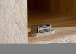 NATURE WHITE #98 Armadio In Legno Di Acacia - Patinato / White Stone 48x60x200 -Massivmoebel24 09 618 552 0098 5