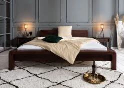 BUENO #033 Letto Matrimoniale In Legno Di Acacia - Laccato / Tabacco 140x200 12 BUENO #033 Letto Matrimoniale In Legno Di Acacia - Laccato / Tabacco 140x200 -Massivmoebel24 09 634 679 0033 3