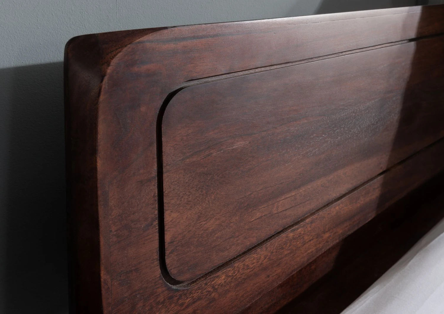 BUENO #033 Letto Matrimoniale In Legno Di Acacia - Laccato / Tabacco 140x200 6 BUENO #033 Letto Matrimoniale In Legno Di Acacia - Laccato / Tabacco 140x200 - immagine 4