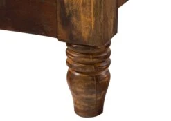 FABLE #21 Letto Matrimoniale In Legno Riciclato - Laccato / Multicolore 140x200 -Massivmoebel24 09 634 751 0021 6