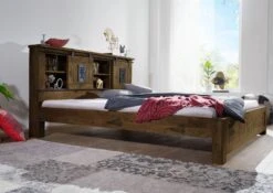 Bett Mango 200x200x Braun Lackiert RAILWAY #474 14 Bett Mango 200x200x Braun Lackiert RAILWAY #474 -Massivmoebel24 09 634 772 3072 03