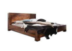 METRO LIFE #137 Letto Matrimoniale In Legno Di Sheesham - Laccato / Life honey 180x200 -Massivmoebel24 09 638 520 1037 10