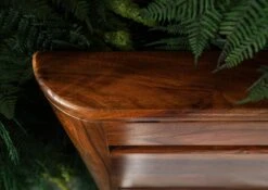 TORONTO #253 Letto Matrimoniale In Legno Di Sheesham - Cerato / Noce 180x200 -Massivmoebel24 09 638 665 1053 4