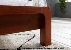 BUENO #020 Letto Matrimoniale In Legno Di Acacia -laccato / Miele 180x200 -Massivmoebel24 09 638 679 0020 5