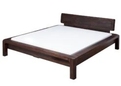 BUENO #030 Letto Matrimoniale In Legno Di Acacia - Laccato / Tabacco 180x200 -Massivmoebel24 09 638 679 0030 9