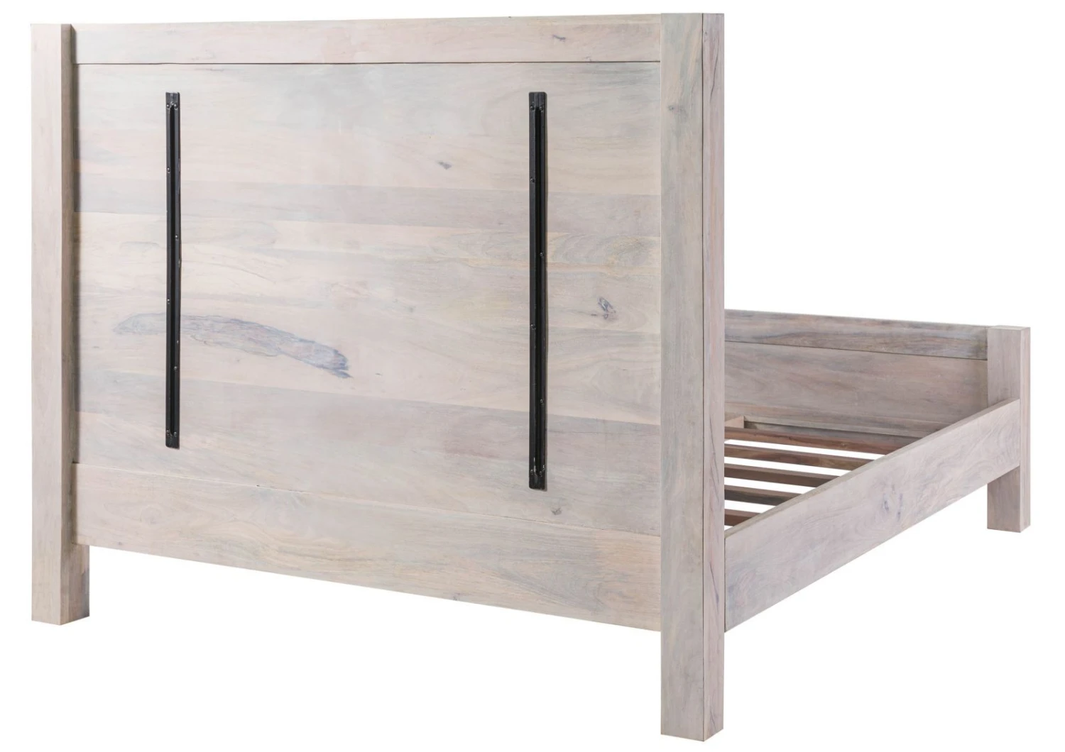 KASHMIR #103 Letto Matrimoniale In Legno Di Mango - Oliato / Bianco 180x200 11 KASHMIR #103 Letto Matrimoniale In Legno Di Mango - Oliato / Bianco 180x200 - immagine 9