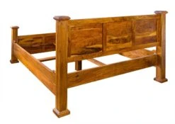 OXFORD #0133 Letto Matrimoniale In Legno Di Acacia - Laccato / Miele 200x200 -Massivmoebel24 09 640 610 0133 11