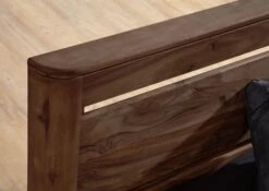 TORONTO #159 Letto Matrimoniale In Legno Di Sheesham - Decapato / Smoked Cherry 200x200 -Massivmoebel24 09 640 665 0060 5