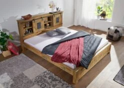 RAILWAY #174 Letto Matrimoniale In Legno Di Mango - Laccato / Natur 200x200 9 RAILWAY #174 Letto Matrimoniale In Legno Di Mango - Laccato / Natur 200x200 -Massivmoebel24 09 640 772 0074 02