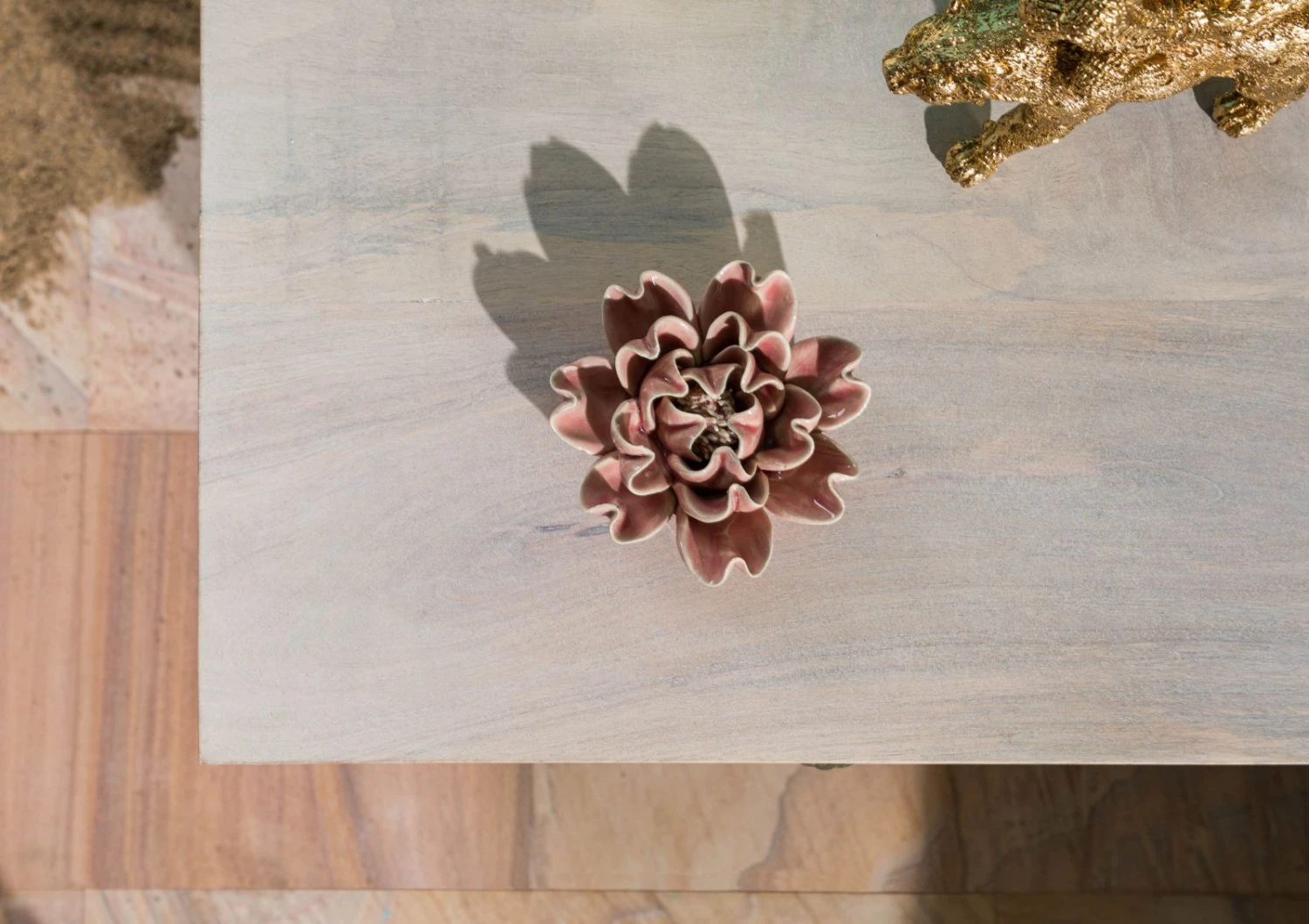 Comodino In Legno Di Mango 45x40x60 Bianco Oliato KASHMIR #105 8 Comodino In Legno Di Mango 45x40x60 Bianco Oliato KASHMIR #105 - immagine 6