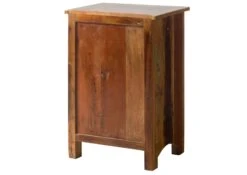 NATURE OF SPIRIT #128 Comodino In Legno Riciclato - Laccato / Multicolore 55x40x80 -Massivmoebel24 09 680 700 0028 10