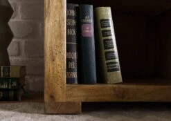 Nachttisch Mango 50x40x45 Natur Lackiert RAILWAY #187 -Massivmoebel24 09 680 772 0087 06