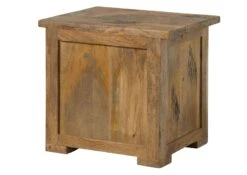 Nachttisch Mango 50x40x45 Natur Lackiert RAILWAY #187 -Massivmoebel24 09 680 772 0087 10