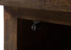 Nachttisch Mango 50x50x60 Braun Lackiert RAILWAY #4002 -Massivmoebel24 09 680 772 3102 05