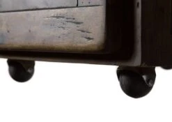 Nachttisch Mango 50x50x60 Braun Lackiert RAILWAY #4002 -Massivmoebel24 09 680 772 3102 07