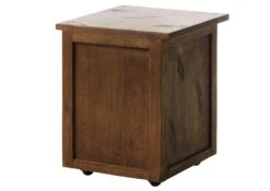 Nachttisch Mango 50x50x60 Braun Lackiert RAILWAY #4002 -Massivmoebel24 09 680 772 3102 10