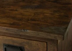 Nachttisch Mango 50x50x60 Braun Lackiert RAILWAY #4003 -Massivmoebel24 09 680 772 3103 07