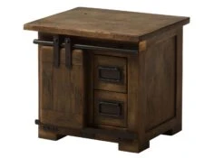 Nachttisch Mango 50x40x45 Braun Lackiert RAILWAY #4012 20 Nachttisch Mango 50x40x45 Braun Lackiert RAILWAY #4012 -Massivmoebel24 09 680 772 3112 09