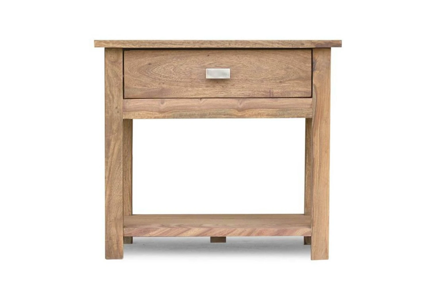 Comodino In Legno Di Sheesham / Palissandro 50x35x45 Marrone Oliato NATURE BROWN #91 5 Comodino In Legno Di Sheesham / Palissandro 50x35x45 Marrone Oliato NATURE BROWN #91 - immagine 3