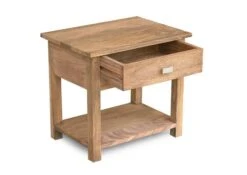 Comodino In Legno Di Sheesham / Palissandro 50x35x45 Marrone Oliato NATURE BROWN #91 11 Comodino In Legno Di Sheesham / Palissandro 50x35x45 Marrone Oliato NATURE BROWN #91 -Massivmoebel24 09 681 553 5091 4