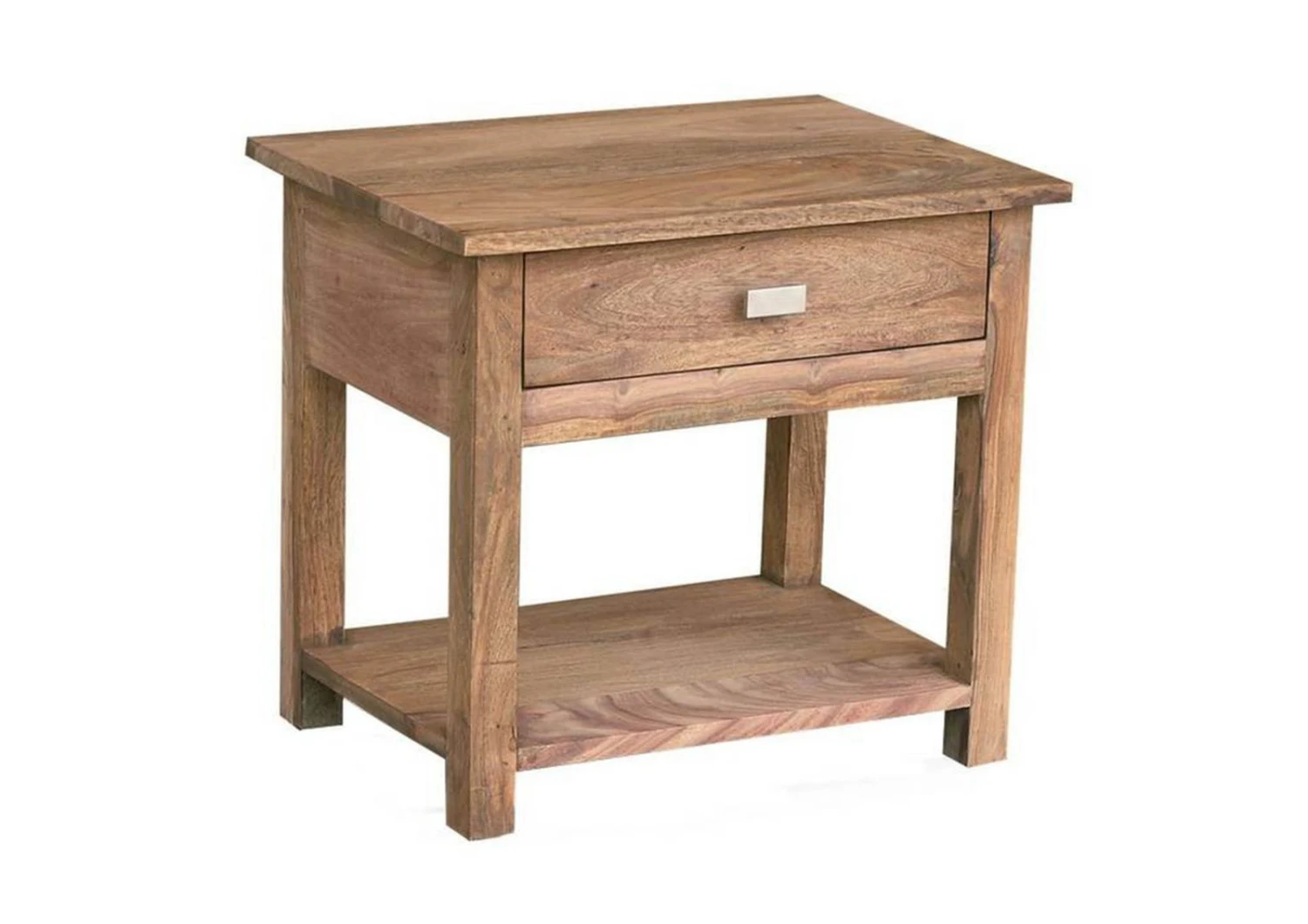 Comodino In Legno Di Sheesham / Palissandro 50x35x45 Marrone Oliato NATURE BROWN #91 8 Comodino In Legno Di Sheesham / Palissandro 50x35x45 Marrone Oliato NATURE BROWN #91 - immagine 6