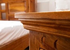 Comodino In Legno Di Acacia 45x40x60 Miele Dorato Laccato OXFORD #270 15 Comodino In Legno Di Acacia 45x40x60 Miele Dorato Laccato OXFORD #270 -Massivmoebel24 09 681 610 4044 5