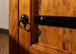 Comodino In Legno Di Acacia 45x40x60 Miele Dorato Laccato OXFORD #270 16 Comodino In Legno Di Acacia 45x40x60 Miele Dorato Laccato OXFORD #270 -Massivmoebel24 09 681 610 4044 6