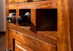 Comodino In Legno Di Acacia 46x40x65 Miele Dorato Laccato OXFORD #268 16 Comodino In Legno Di Acacia 46x40x65 Miele Dorato Laccato OXFORD #268 -Massivmoebel24 09 681 610 7051 6