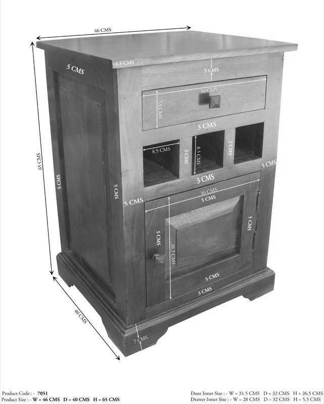 Comodino In Legno Di Acacia 46x40x65 Miele Dorato Laccato OXFORD #268 10 Comodino In Legno Di Acacia 46x40x65 Miele Dorato Laccato OXFORD #268 - immagine 8