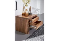 Comodino In Legno Di Acacia 45x40x45 Acacia Naturale Laccato PURE ACACIA #311 11 Comodino In Legno Di Acacia 45x40x45 Acacia Naturale Laccato PURE ACACIA #311 -Massivmoebel24 09 681 886 3011 4