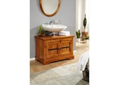 OXFORD #01005 Mobile Lavabo In Legno Di Acacia - Laccato / Miele 88x43x60