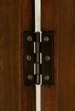 OXFORD #520 Paraventoo In Legno Di Acacia - Laccato / Nougat 141x3x175 -Massivmoebel24 09 900 620 0P43 5