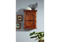 OXFORD #1003 Pensile In Legno Di Acacia - Laccato / Nougat 52x24x69 -Massivmoebel24 09 900 620 9003 3