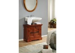 OXFORD #1007 Mobile Lavabo In Legno Di Acacia - Laccato / Nougat 66x30x60