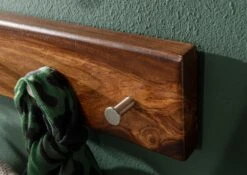 TORONTO #240 Appendiabiti Da Parete In Legno Di Sheesham - Cerato / Noce 70x5x10 -Massivmoebel24 09 900 665 1040 7