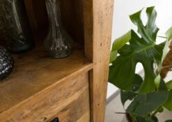 RAILWAY #181 Comò In Legno Di Mango - Laccato / Natur 50x30x120 16 RAILWAY #181 Comò In Legno Di Mango - Laccato / Natur 50x30x120 -Massivmoebel24 09 900 772 0081 5