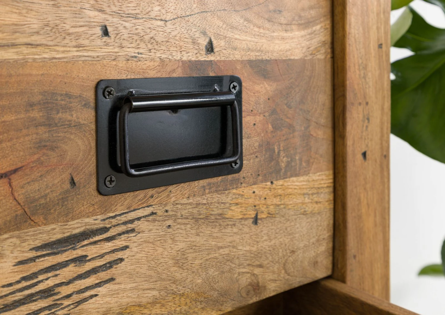 RAILWAY #181 Comò In Legno Di Mango - Laccato / Natur 50x30x120 8 RAILWAY #181 Comò In Legno Di Mango - Laccato / Natur 50x30x120 - immagine 6