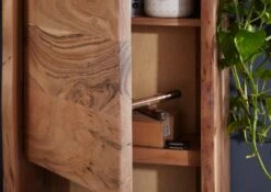 PURE ACACIA #612 Mobiletto Pensile In Legno Di Acacia - Laccato / Natur 40x20x70 10 PURE ACACIA #612 Mobiletto Pensile In Legno Di Acacia - Laccato / Natur 40x20x70 -Massivmoebel24 09 900 886 6011 4