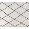 KAFET Tappeto- Bianco / Nero 300x200 -Massivmoebel24 09 900 901 1145 1 3