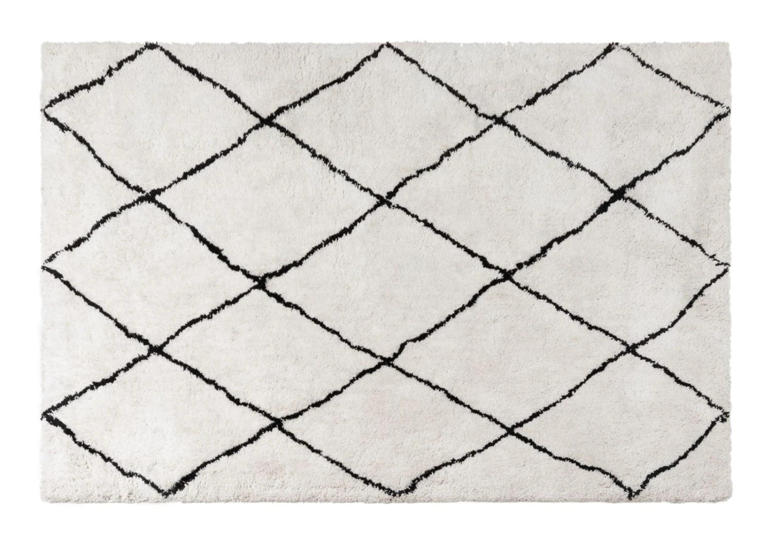 KAFET Tappeto - Bianco / Nero 150x80 3 KAFET Tappeto - Bianco / Nero 150x80