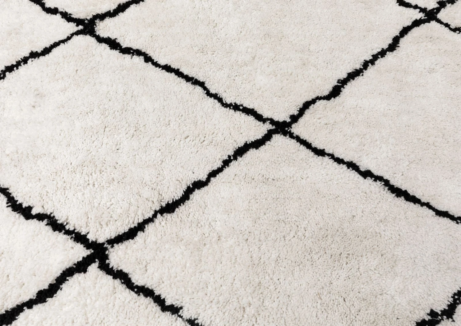 KAFET Tappeto - Bianco / Nero 170x120 5 KAFET Tappeto - Bianco / Nero 170x120 - immagine 3